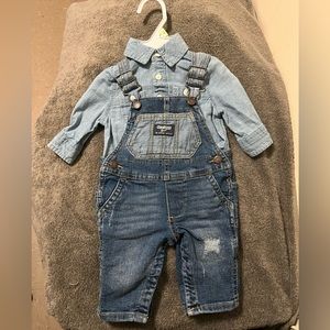 OshKosh Bigosh NWOT farmers suit 3 month old